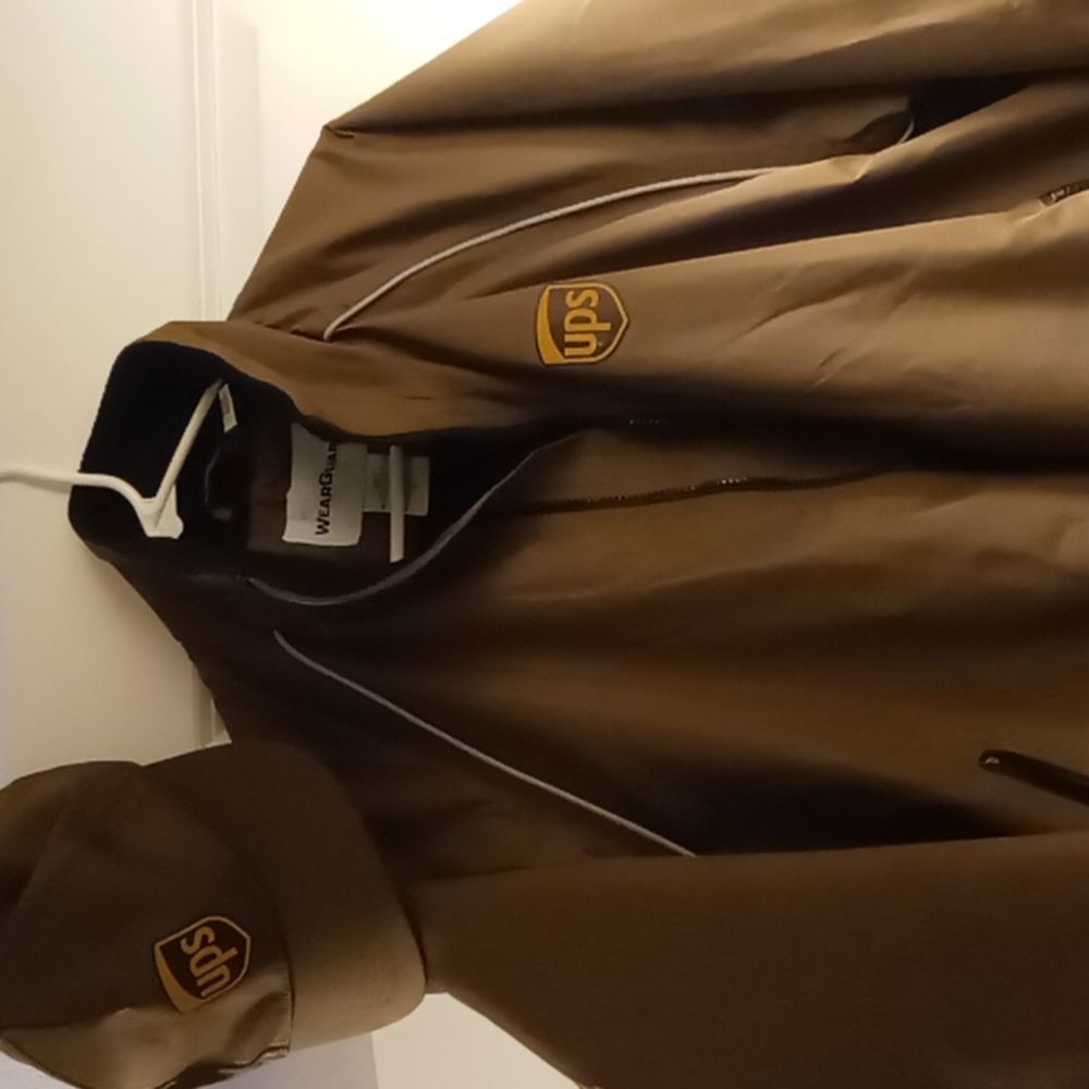 Brand New Ups Jacket and Hat